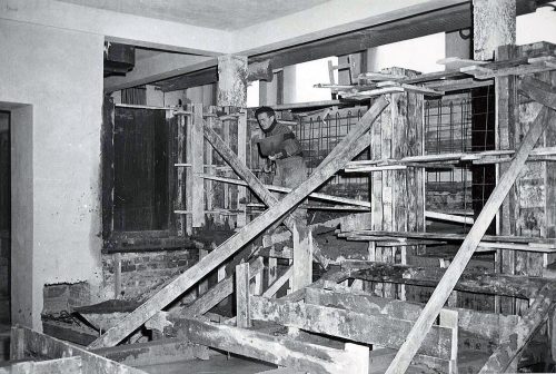 Prace budowlane, Budynek Akwarium lata 1969-71