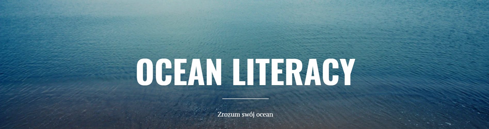 Ocean Literacy – świadomość morska