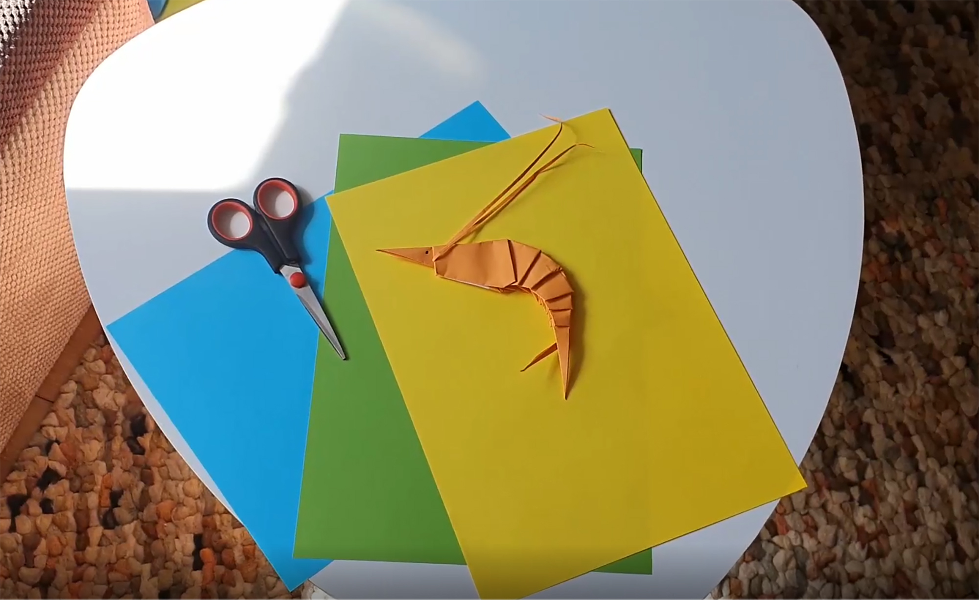 Origami - garnela