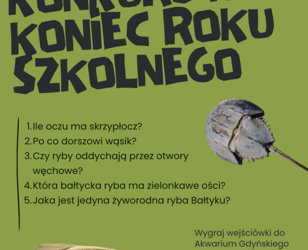 Konkurs „Zakończenie Roku Szkolnego z Akwarium Gdyńskim”